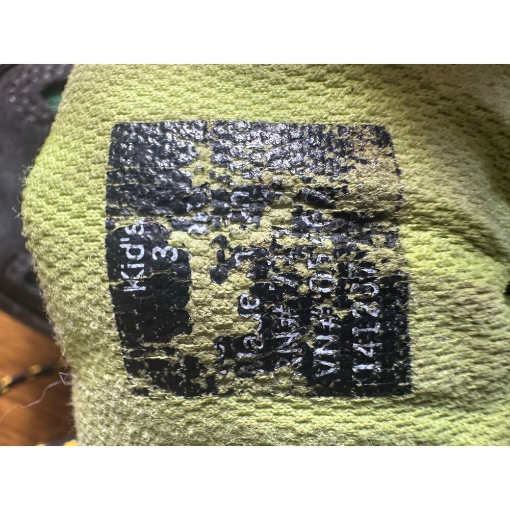 L.L. Bean Kids Hiking Boots Size 3 Green Black TEK 2.5 Waterproof - Picture 8 of 9